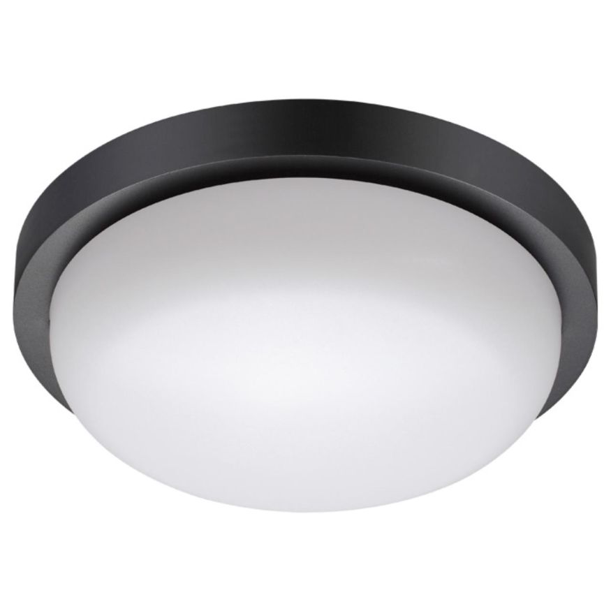 Светильник ландшафтный светодиодный настенно-потолочного монтажа NOVOTECH 358017 OPAL черный