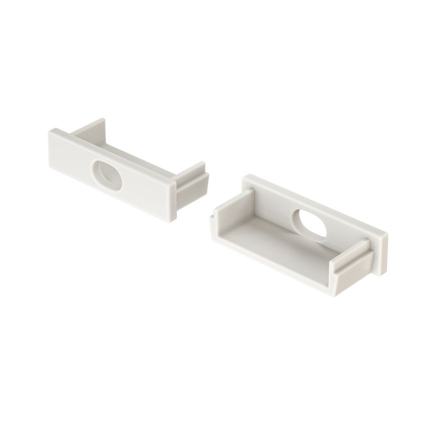 Комплектующие для профиля Led Strip ALM003EC MAYTONI Встраиваемый с накладным фланцем профиль Белый