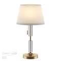 Настольная лампа ODEON LIGHT EXCLUSIVE 4894/1T LONDON бронзовый/белый/абажур ткань