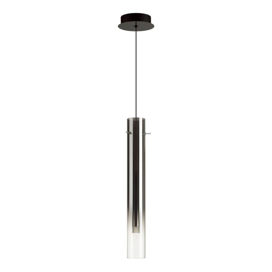 Подвес ODEON LIGHT 5061/5L SHINY черный/темн.хром