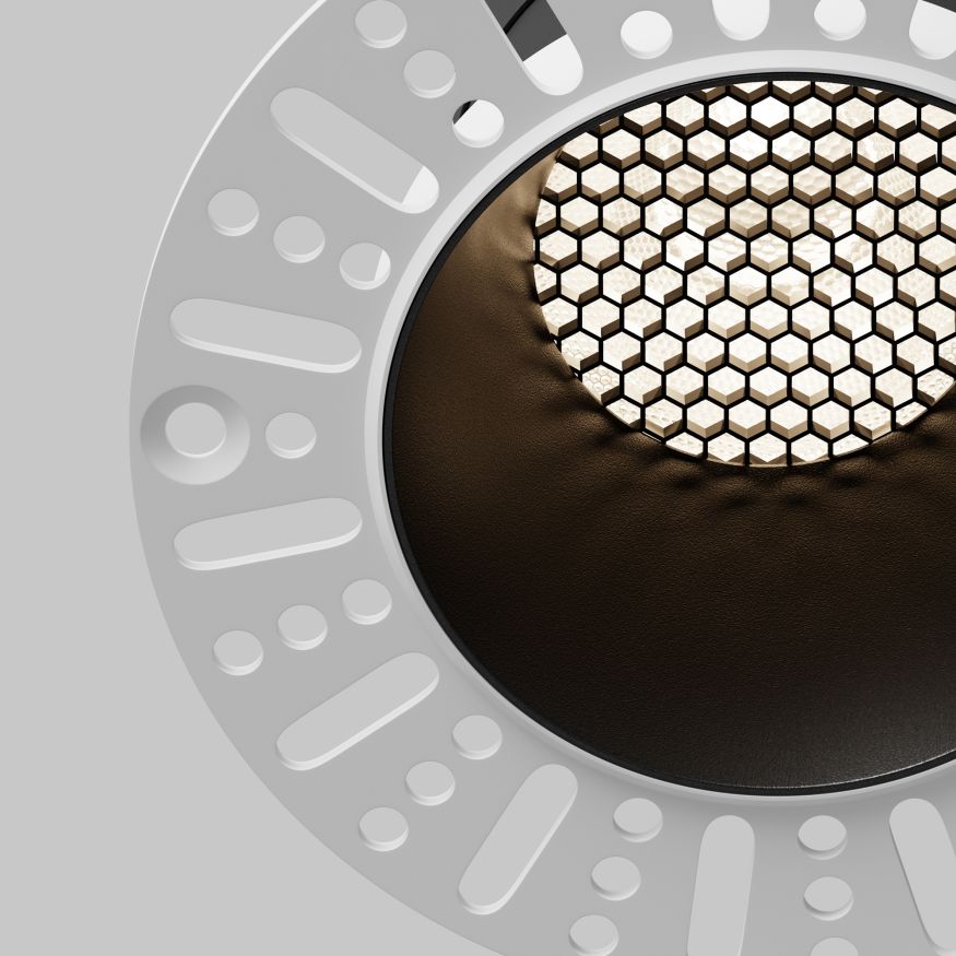 Встраиваемый светильник Technical DL122-15W-4K-TRS-B MAYTONI Dip Черный