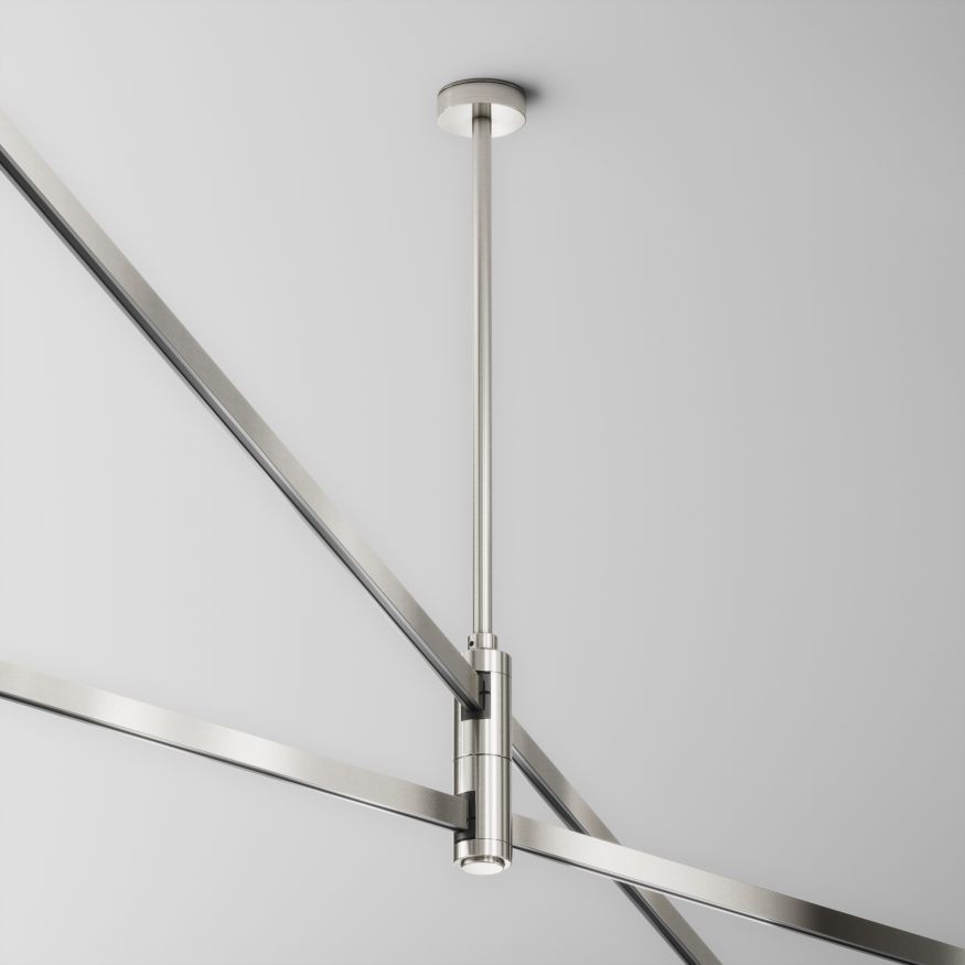 Комплектующие для систем освещения с токоведущими элементами Technical TRA158C-D1-PT MAYTONI Accessories for tracks Flarity Платина