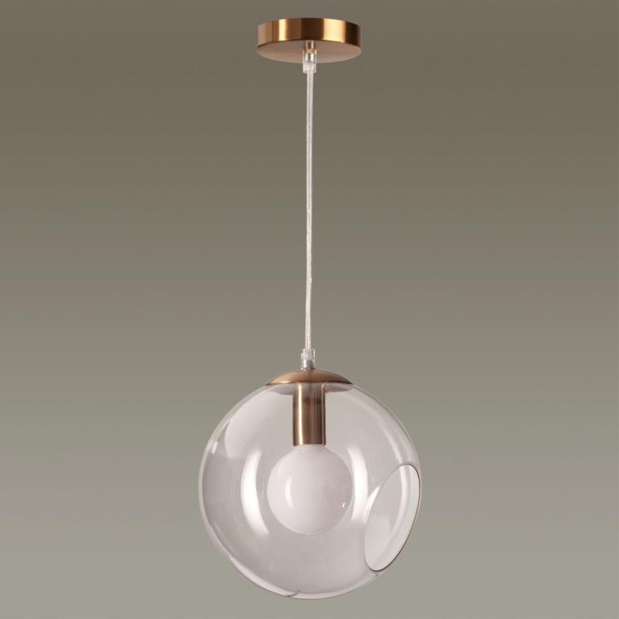 Подвес LUMION 3769/1A BLAIR античная латунь, стекло