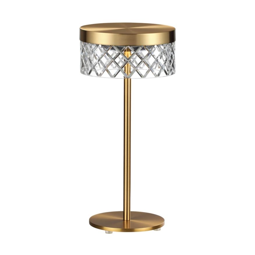 Настольная лампа ODEON LIGHT 5032/7TL FIVRE античн.бронза/прозрачный