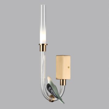 Бра ODEON LIGHT EXCLUSIVE 5431/2WL LARK золотой (под латунь)/бежевый/зеленый/белый градиент