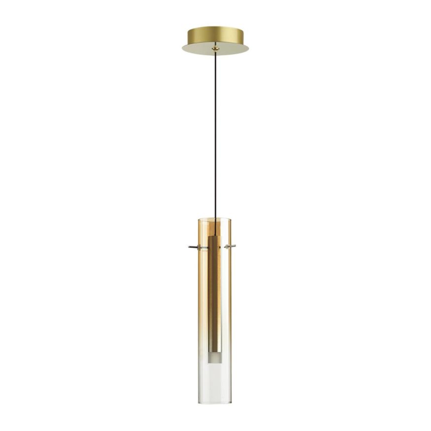 Подвес ODEON LIGHT 5062/5LB SHINY золотой/янтарный