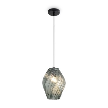 Подвесной светильник Freya FR5547PL-01DBL Freya Shiny Темно-сине-зеленый