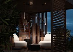 Подвесной светильник Outdoor O491PL-L8B3K MAYTONI Apex Черный