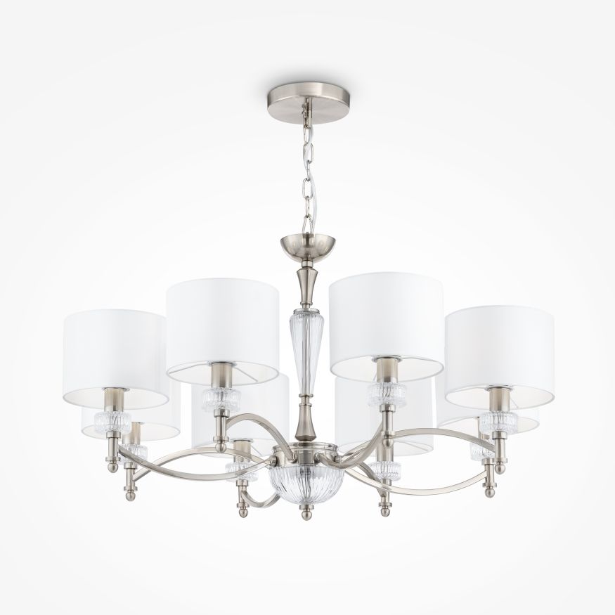 Люстра Maytoni MOD014CL-08N Maytoni Alicante Никель