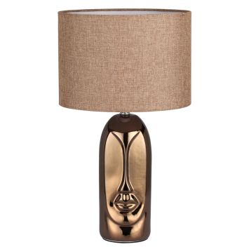 Настольная лампа LUMION 8149/1Т AKIVI бронза, бежевый