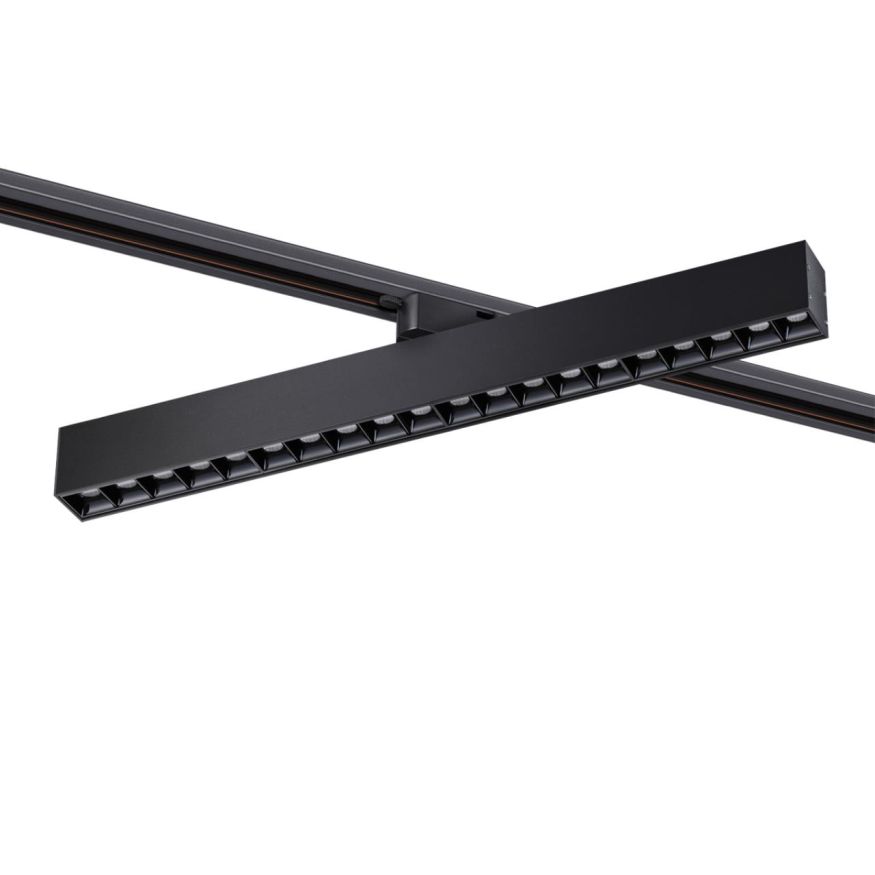 Светильник трековый однофазный трехжильный светодиодный NOVOTECH 358859 ITER черный