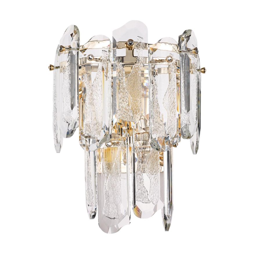 Бра ODEON LIGHT 5069/2W BULLON золото/прозрачный