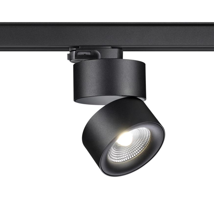 Трехфазный трековый светодиодный светильник NOVOTECH 358787 GRODA черный