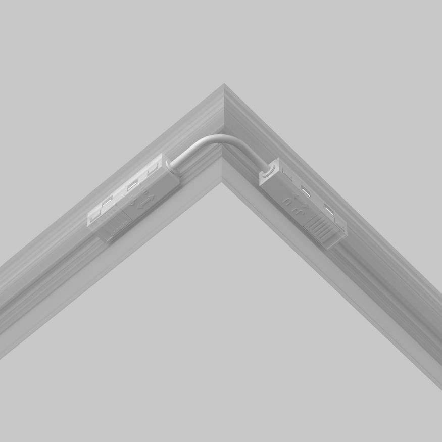 Комплектующие для систем освещения с токоведущими элементами Technical TRA034CPC-42W-15-1 MAYTONI Accessories for tracks Exility Белый