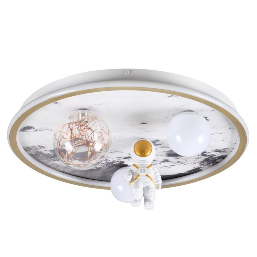 Потолочный светильник LUMION 6507/88CL ATLAS белый, золотой