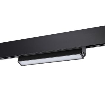 Трековый светильник для низковольного шинопровода NOVOTECH 358539 FLUM черный