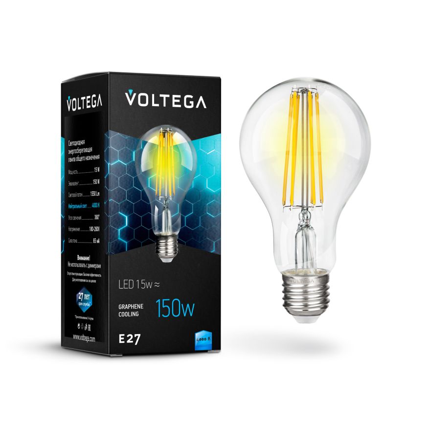Лампочка Voltega 7103 Voltega General purpose bulb Прозрачный