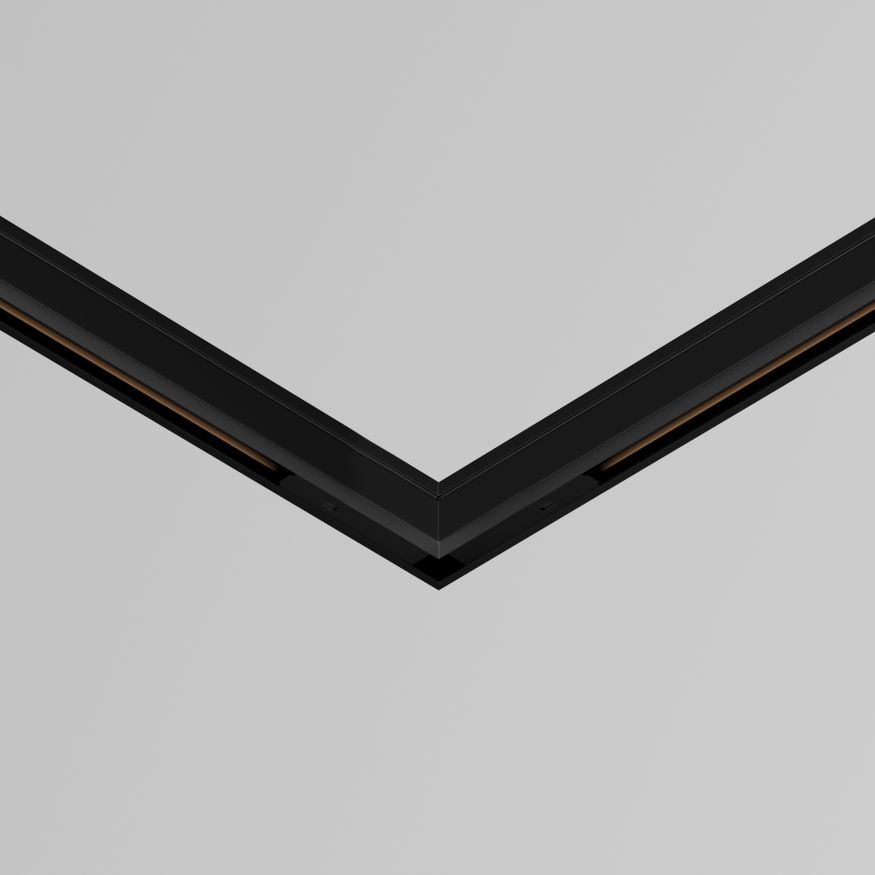 Комплектующие для систем освещения с токоведущими элементами Technical TRA184CPC-1B-3 MAYTONI Accessories for tracks Levity Черный