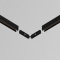 Комплектующие для систем освещения с токоведущими элементами Technical TRA184CPC-1B-3 MAYTONI Accessories for tracks Levity Черный